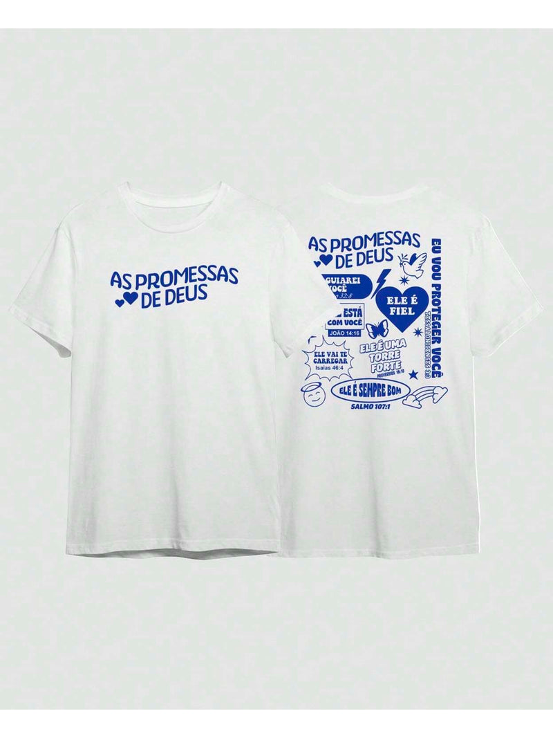 Camiseta As Promessas De Deus - Oversized