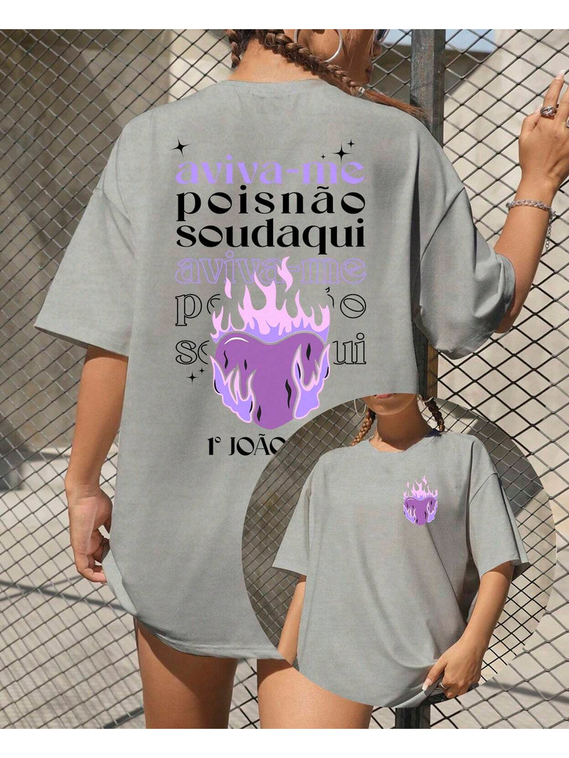 Camiseta Aviva-me - Oversized