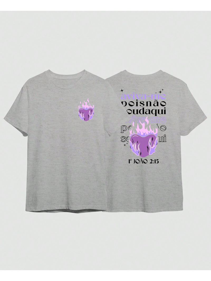 Camiseta Aviva-me - Oversized
