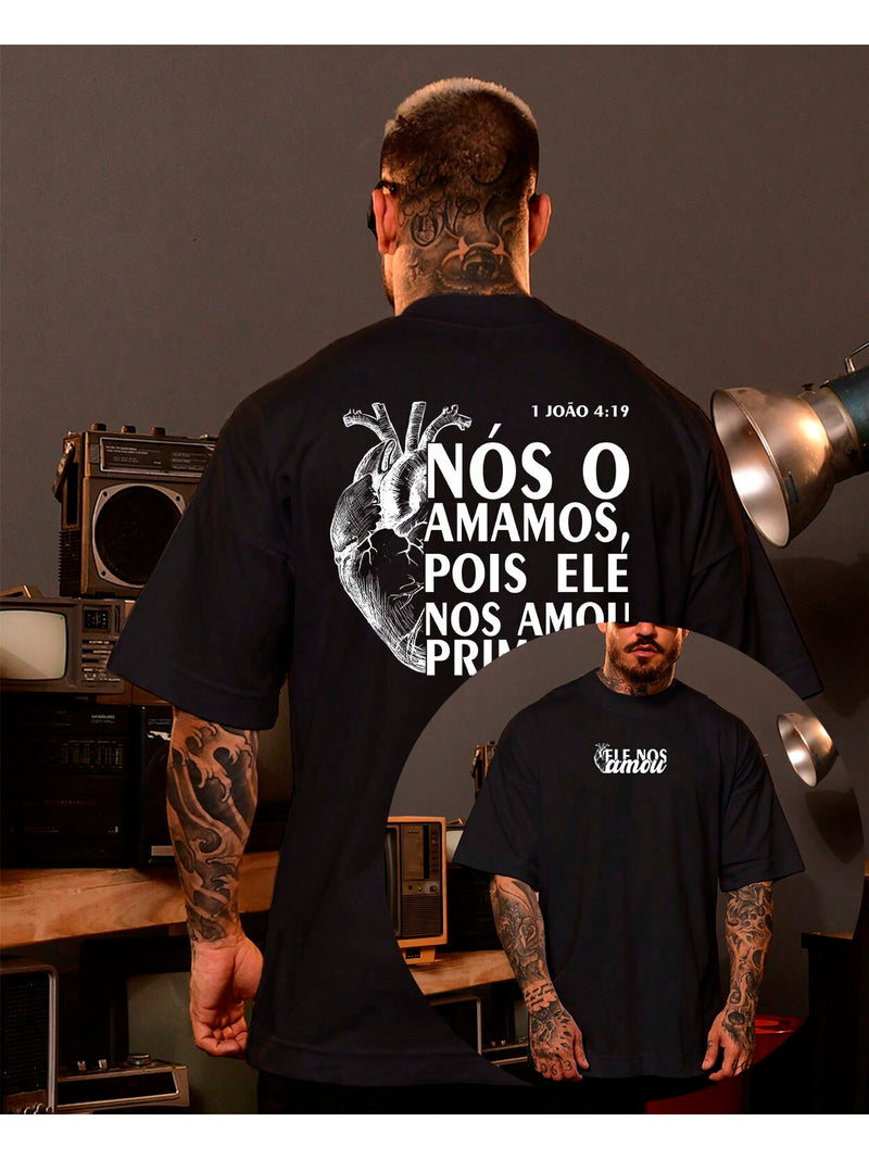 Camiseta Ele Nos Amou