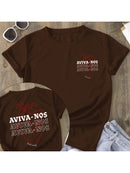 Camiseta Aviva-Nos- Feminina