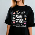 Camiseta Deus É Muito Maior - Oversized