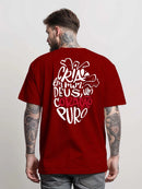 Camiseta Cria em Mim, Deus, um Coração Puro - Oversized