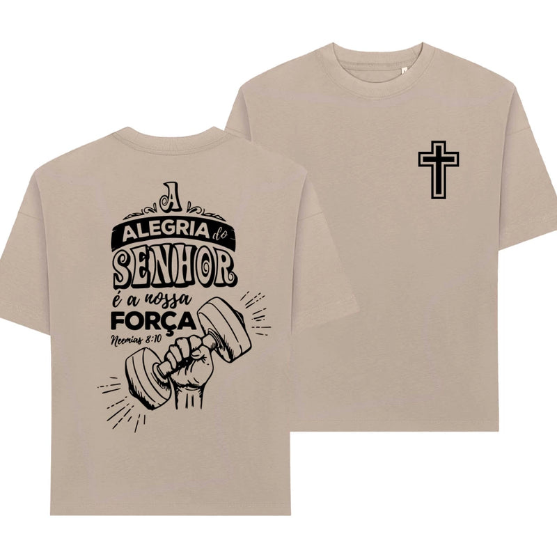 Camiseta A Alegria do Senhor - Oversized