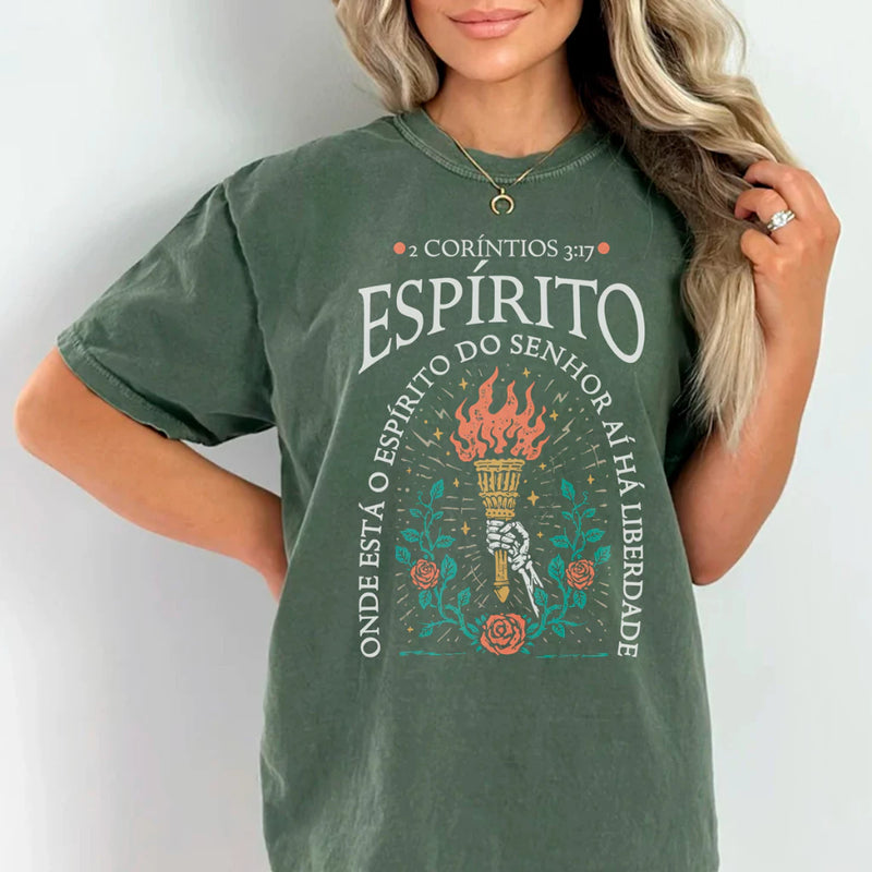 Camiseta Espírito Do Senhor - Oversized