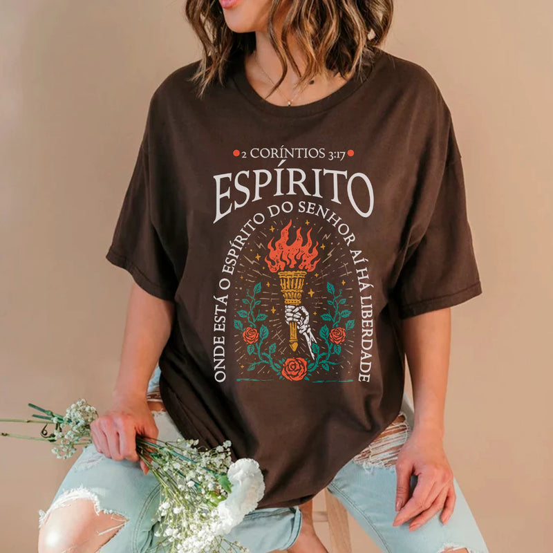 Camiseta Espírito Do Senhor - Oversized