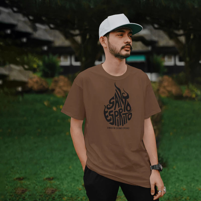 Camiseta Desce Como Fogo - Oversized