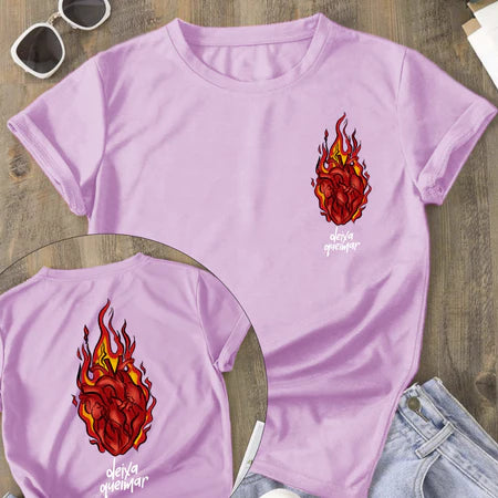 Camiseta Deixa Queimar - Feminina
