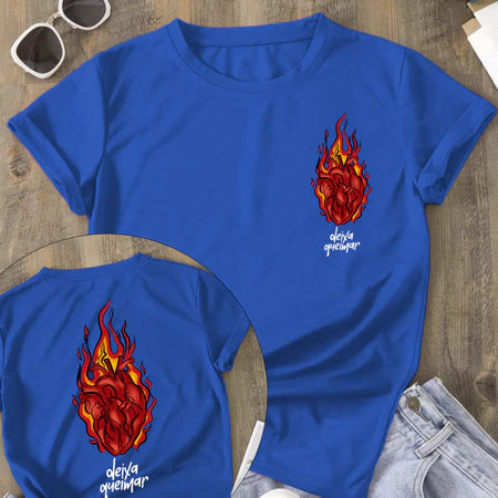 Camiseta Deixa Queimar - Feminina