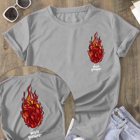 Camiseta Deixa Queimar - Feminina