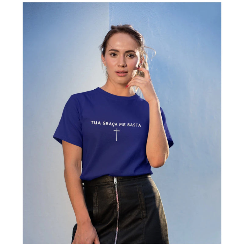 Camiseta Tua Graça Me Basta- Feminina