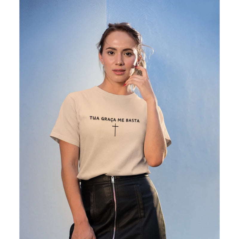 Camiseta Tua Graça Me Basta- Feminina