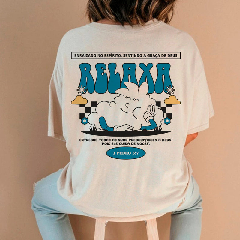 Camiseta Enraizado No Espírito - Oversized
