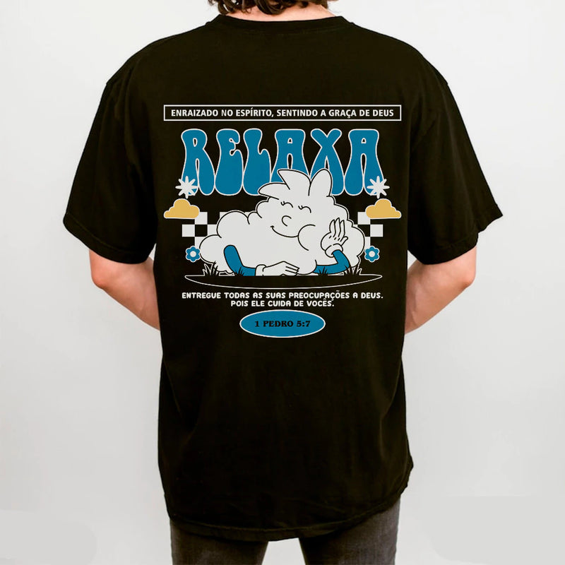 Camiseta Enraizado No Espírito - Oversized