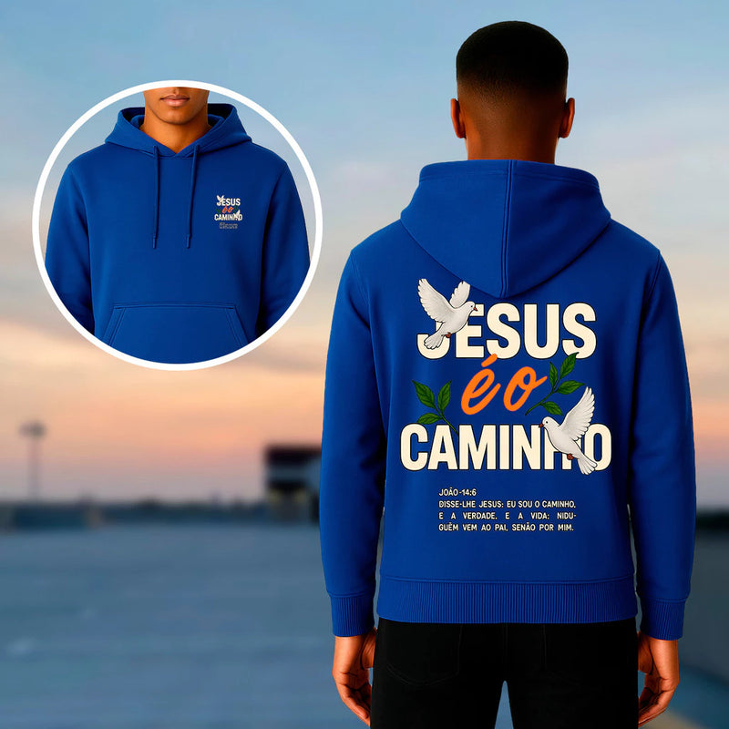 Moletom Jesus é o Caminho