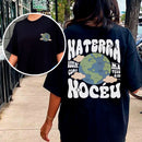 Camiseta Assim Na Terra Como No Céu - Oversized